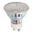 лед.лампа DELUX GU-10 230V 20 LED красный