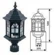 светильник внешний DELUX PALACE B03 60W E27 черный