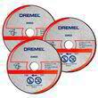 Отрезной диск по металлу и пластику Dremel DSM510, 3 шт