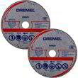 Круг отрезной по бетону Dremel DSM520, 77х11.1 мм, 2 шт