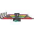 Набор Г-образных ключей WERA, 967/9 TX XL Multicolour 1 Multicolour, удлиненный, 05024480001