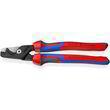 Ножницы для резки кабелей с двойными режущими кромками Knipex 95 12 225 StepCut® XL