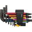 Набір Г-подібних ключів WERA 950/9 Hex-Plus Multicolour Imperial 3, пластиковий тримач, 05022641001