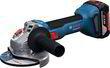 Акумуляторна кутова шліфмашина Bosch GWS 18V-8 Professional з акб GBA 18V 4 Ah та з/п GAL 18V-40, в кейсі (019N9021)